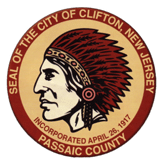 City seal of Clifton, NJ